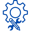 setting icon with pencil